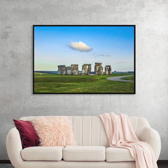 "Stonehenge in Salisbury Plain in Wiltshire, England"