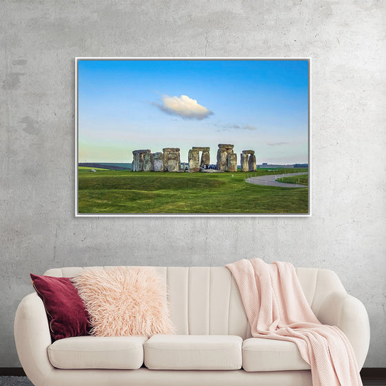 "Stonehenge in Salisbury Plain in Wiltshire, England"