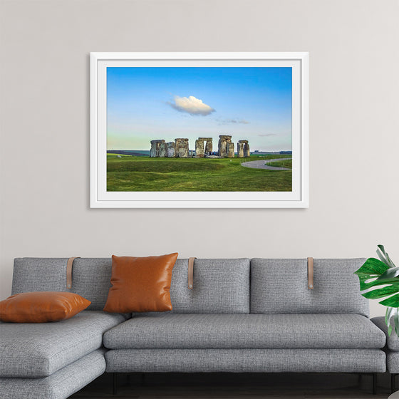 "Stonehenge in Salisbury Plain in Wiltshire, England"