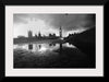 "The Palace of Westminster in London, England by the river bank"