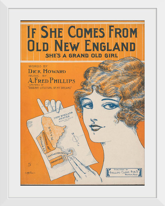 "If She Comes From Old New England, She's a Grand Old Girl", Dick Howard