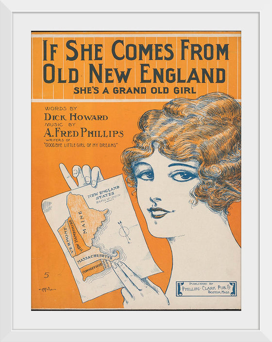 "If She Comes From Old New England, She's a Grand Old Girl", Dick Howard