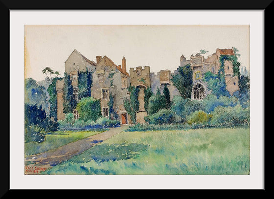 "Compton Castle, Devonshire, England", Cass Gilbert