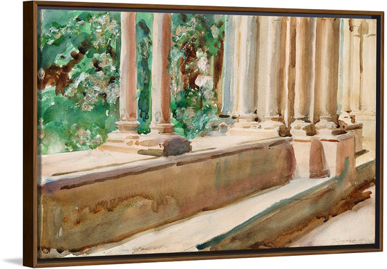 "Tarragona Terrace and Garden (ca. 1908)", John Singer Sargent