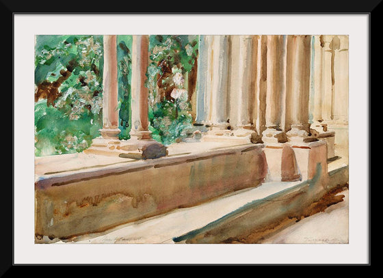 "Tarragona Terrace and Garden (ca. 1908)", John Singer Sargent