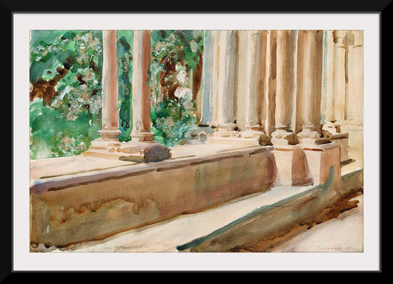 "Tarragona Terrace and Garden (ca. 1908)", John Singer Sargent