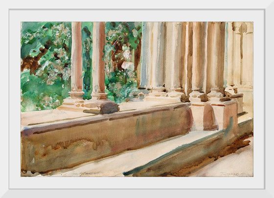 "Tarragona Terrace and Garden (ca. 1908)", John Singer Sargent