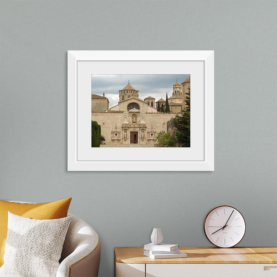 "Spain Poblet Monastry Front View", Pap3rinik