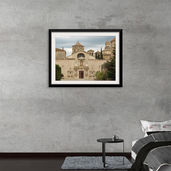 "Spain Poblet Monastry Front View", Pap3rinik