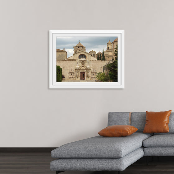 "Spain Poblet Monastry Front View", Pap3rinik