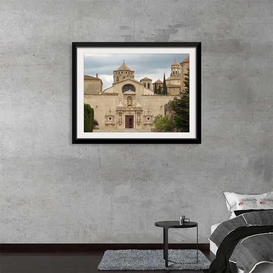 "Spain Poblet Monastry Front View", Pap3rinik