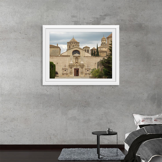 "Spain Poblet Monastry Front View", Pap3rinik