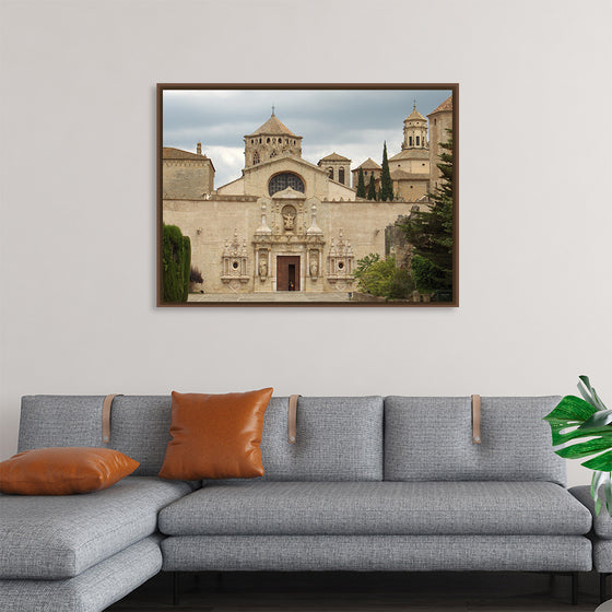 "Spain Poblet Monastry Front View", Pap3rinik