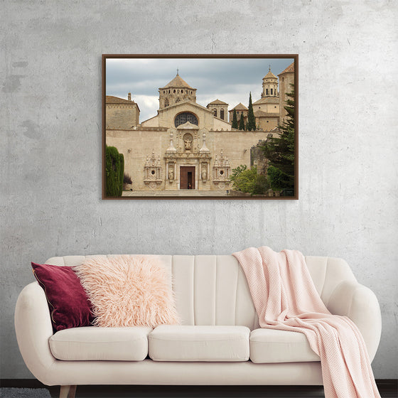 "Spain Poblet Monastry Front View", Pap3rinik