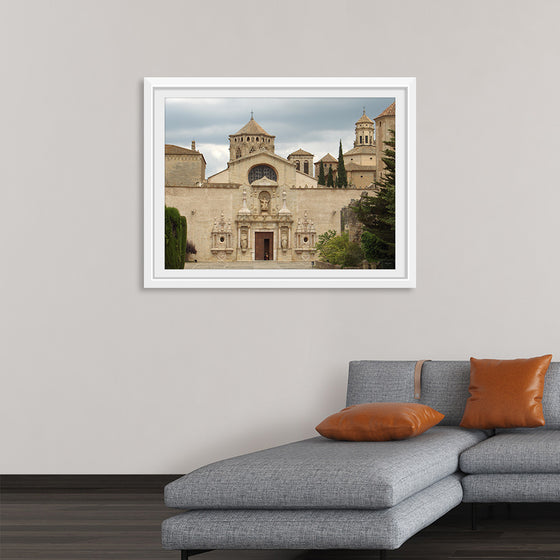 "Spain Poblet Monastry Front View", Pap3rinik