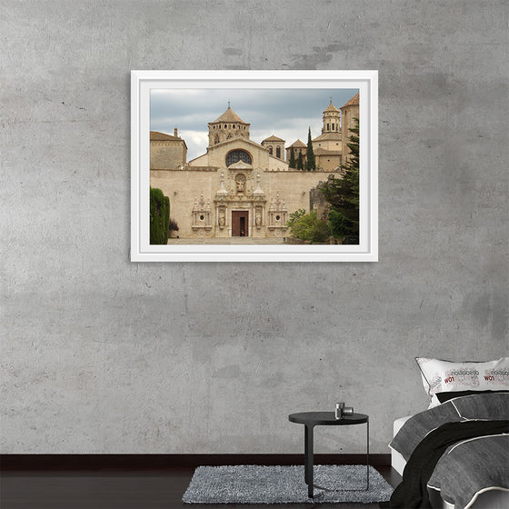 "Spain Poblet Monastry Front View", Pap3rinik