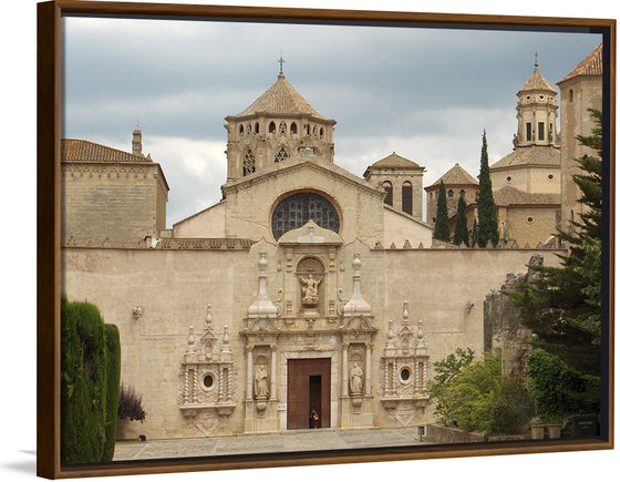 "Spain Poblet Monastry Front View", Pap3rinik