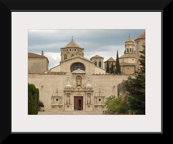 "Spain Poblet Monastry Front View", Pap3rinik