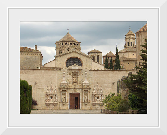 "Spain Poblet Monastry Front View", Pap3rinik