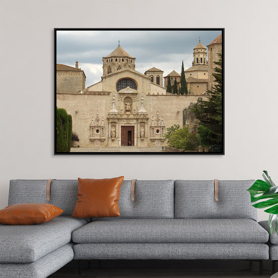 "Spain Poblet Monastry Front View", Pap3rinik