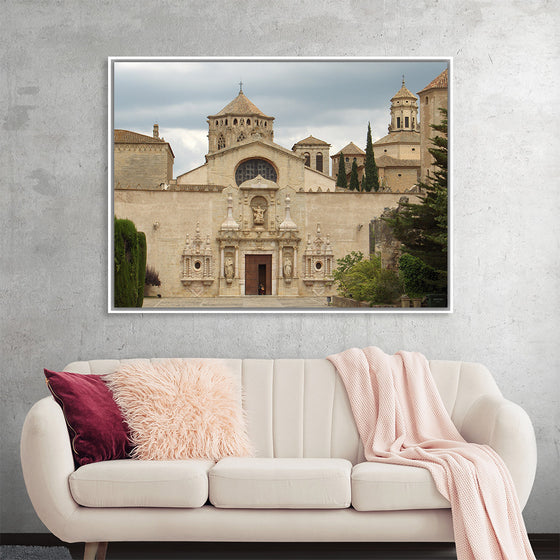 "Spain Poblet Monastry Front View", Pap3rinik