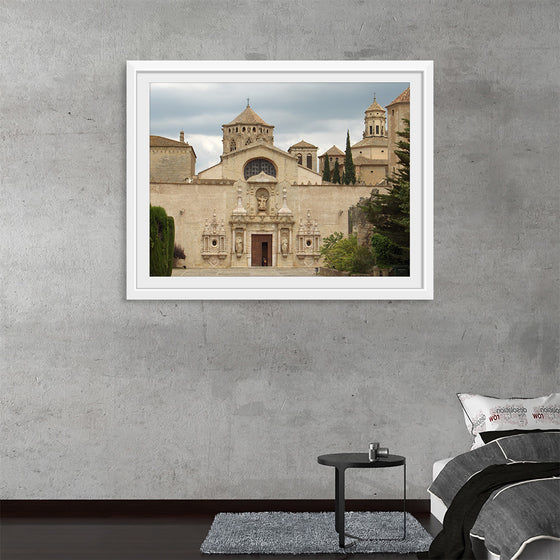 "Spain Poblet Monastry Front View", Pap3rinik