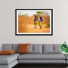 "Women in West Africa Village Carrying Baskets Filled With Shea Butter Fruits"