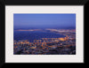 "Cape town top view at night"