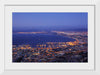 "Cape town top view at night"