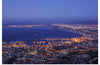 "Cape town top view at night"