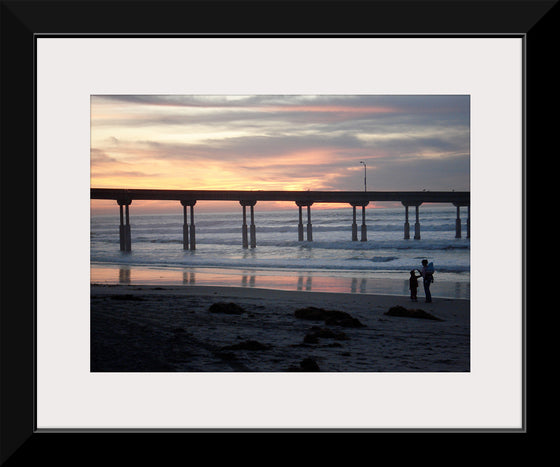 "Ocean Beach, San Diego at Sunset Dec 2006", Alton