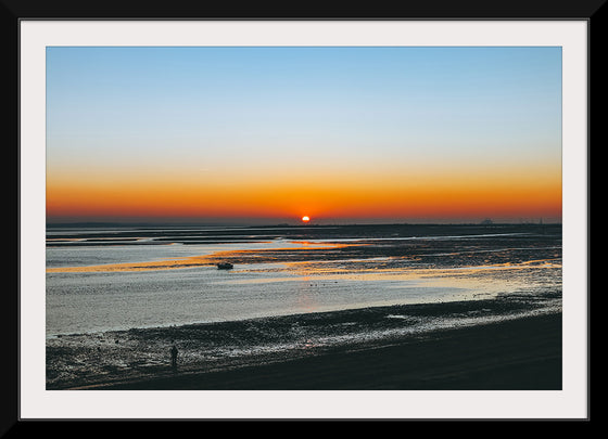 "Leigh-on-Sea beach sunset", Joshua Fuller