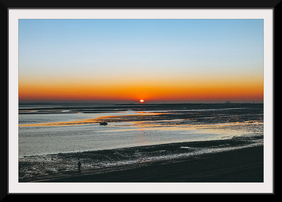 "Leigh-on-Sea beach sunset", Joshua Fuller