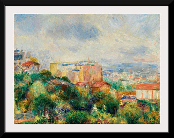 "View From Montmartre (Vue de Montmartre) (1892)", Pierre- Auguste Renoir