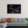 "Moon View from City"