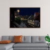 "Moon View from City"