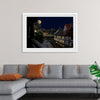 "Moon View from City"