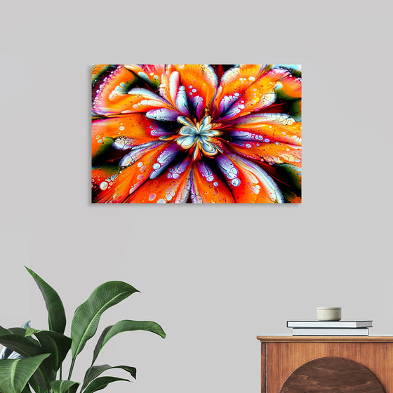 "A Painting of a Colorful Flower", Fiona Art