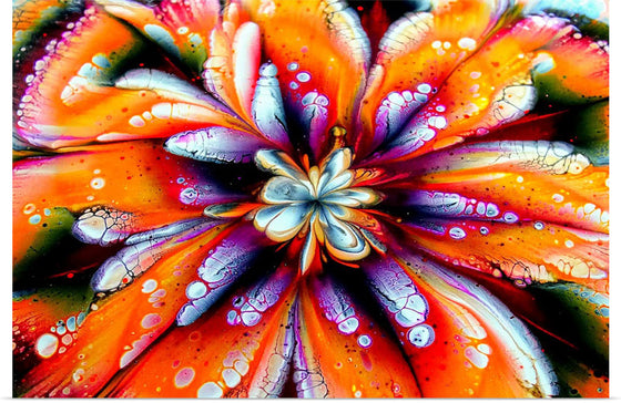 "A Painting of a Colorful Flower", Fiona Art