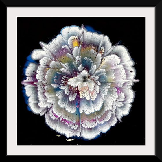 "White and Blue Flower", Fiona Art