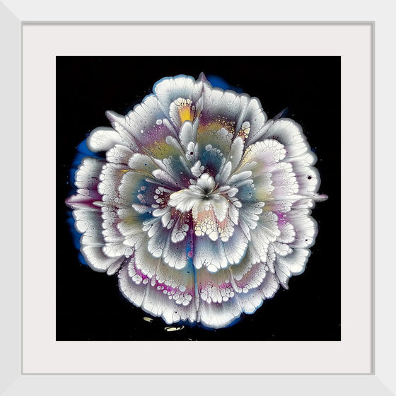 "White and Blue Flower", Fiona Art