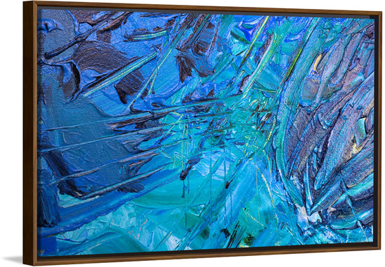 "Blue Abstract Painting", Nick Collins