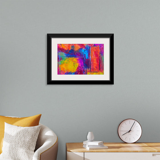 "Multicolored Abstract Painting", Steve Johnson