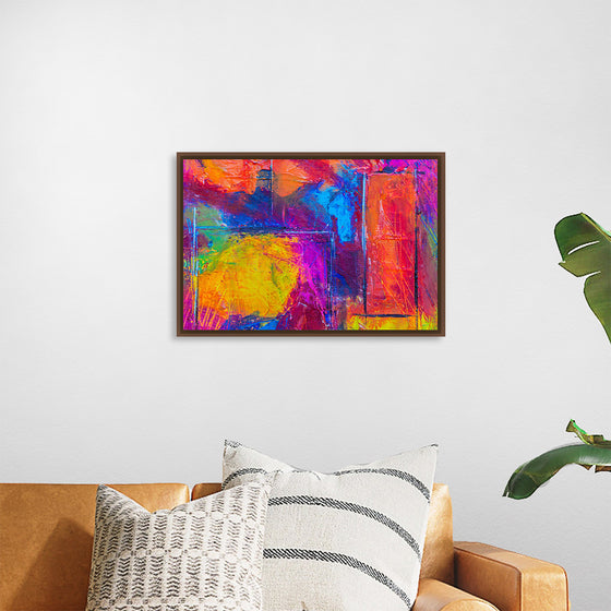 "Multicolored Abstract Painting", Steve Johnson