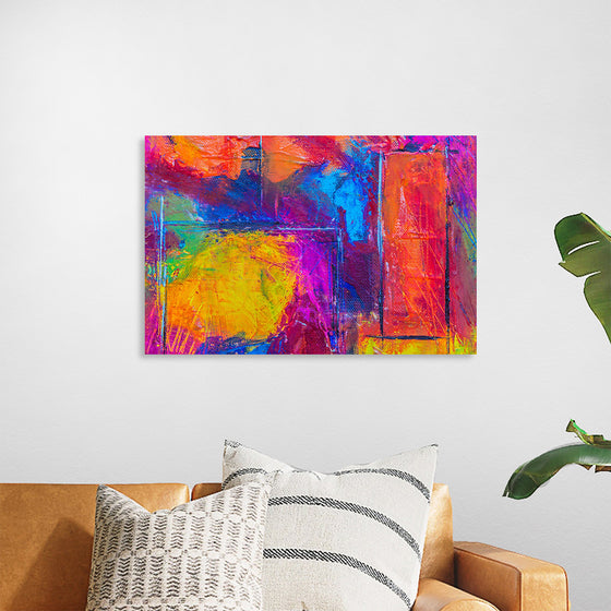 "Multicolored Abstract Painting", Steve Johnson