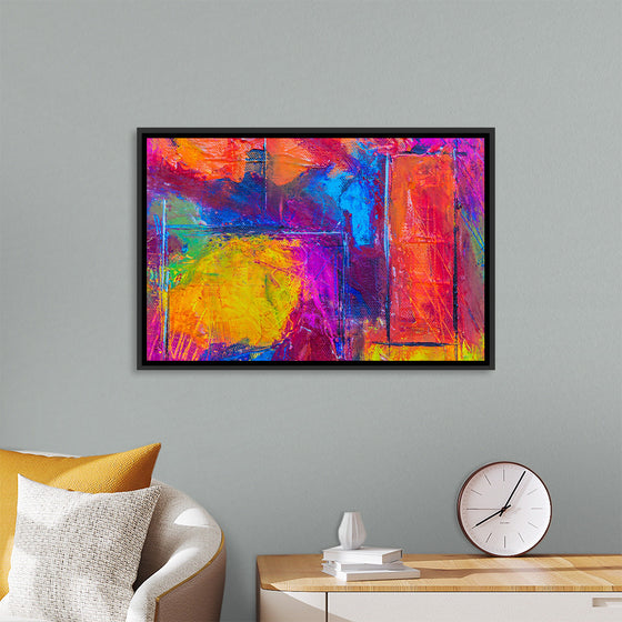 "Multicolored Abstract Painting", Steve Johnson