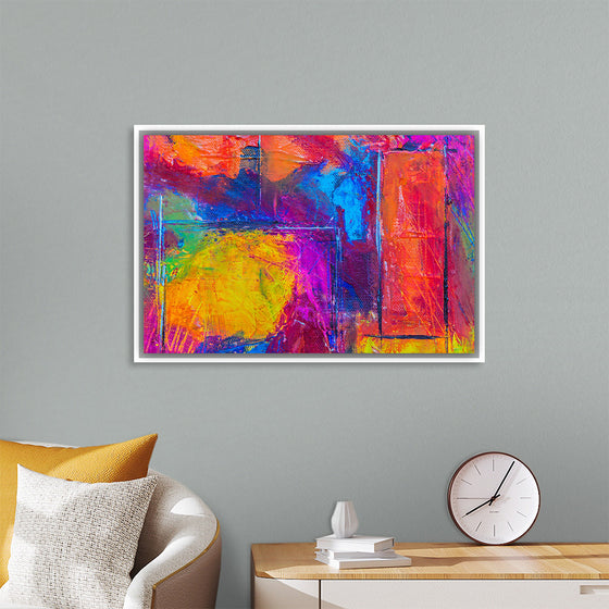 "Multicolored Abstract Painting", Steve Johnson