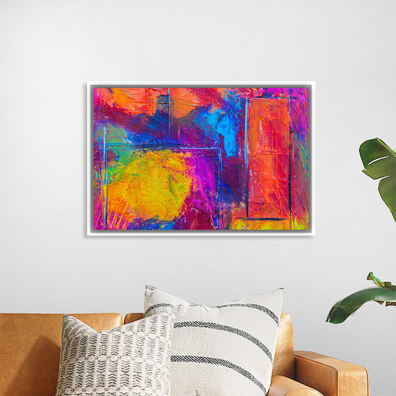 "Multicolored Abstract Painting", Steve Johnson