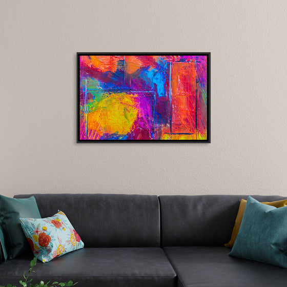 "Multicolored Abstract Painting", Steve Johnson