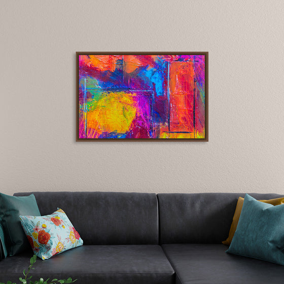 "Multicolored Abstract Painting", Steve Johnson